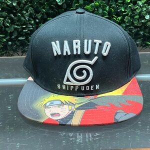 Naruto Shippuden Black and Multicolor Cap